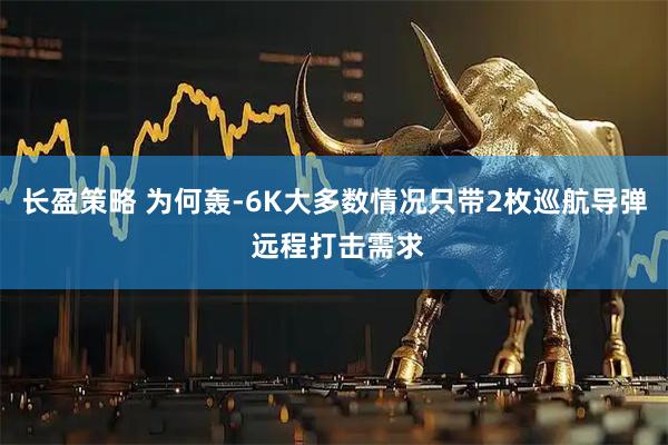 长盈策略 为何轰-6K大多数情况只带2枚巡航导弹 远程打击需求