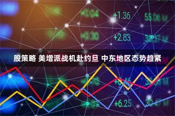 股策略 美增派战机赴约旦 中东地区态势趋紧